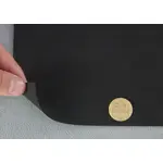 Алькантара Panel ALC-Black-2 чорна, без основи, ширина 158см (Італія) на відріз з рулона Мініатюра 2