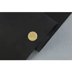 Алькантара Panel ALC-Black-2 чорна, без основи, ширина 158см (Італія)