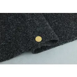 Автомобільний ковролін тягучий kov-12, сіро-чорний, товщина 6мм, щільність 450 г/м2, ширина 200 см