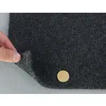 Автомобільний ковролін kov-04, чорно-сірий (графіт), тягучий Мініатюра 2