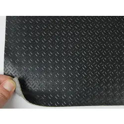 Автолінолеум чорний "Подвійний рядок" (Craft), товщина 1.6 мм, ширина 1.8 м, лінолеум автомобільний, Туреччина