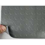 Автолінолеум сірий (Монетка), ширина 1.8 м, лінолеум автомобільний Туреччина Мініатюра 1