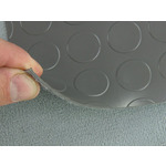 Автолінолеум сірий (Монетка), ширина 1.8 м, лінолеум автомобільний Туреччина Мініатюра 2