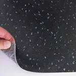 Автолінолеум чорний (Мозаїка), ширина 2.0 м, лінолеум автомобільний Туреччина Мініатюра 2