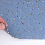 Автолінолеум сіро-блакитний (Мозаїка Galaxi), ширина 2.0 м, лінолеум автомобільний Туреччина Мініатюра 2