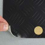 Автолінолеум чорний (Мега), ширина 1.8 м, лінолеум автомобільний Туреччина Мініатюра 4