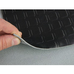 Автолінолеум чорний (квадрат Dama), ширина 1.8 м, лінолеум автомобільний Туреччина Мініатюра 3