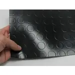 Автолінолеум чорний (Монетка), ширина 1.8 м, лінолеум автомобільний Туреччина Мініатюра 1