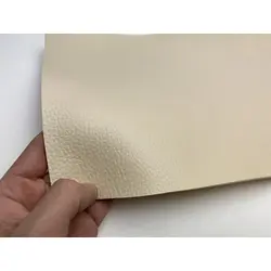 Термовініл світло-бежевий TK-5 (структурний) для перетяжки керма, дверних карт, стійок на каучуковій основі, ширина 140см