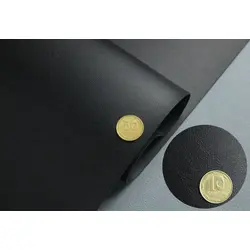 Термовініл чорний TK-28 для перетяжки керма, дверних карт, панелей на каучуковій основі, ширина 140см