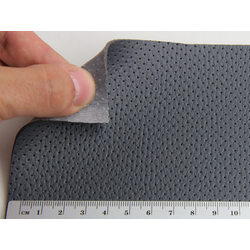 Термовініл темно-сірий TK-4n псевдо-перфорований для перетяжки керма, дверних карток, панелей, ширина 140 см