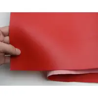 Термовініл червоний TK-18 для перетяжки керма, дверних карт, панелей на каучуковій основі, ширина 140см