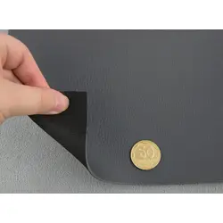 Термовініл темно-сірий матовий TK-4m для перетяжки керма, дверних карт, панелей на каучуковій основі, ширина 140см