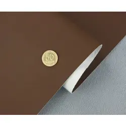 Біеластик тягучий коричневий матовий Elista-05 для перетяжки дверних карт, стійок, airbag та вставок, ширина 145 cм