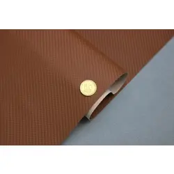 Шкірозамінник KARBON 320 коричневий, на тканинній основі для сидінь авто, мотоциклів, квадроциклів, ширина 140 см