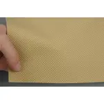 Псевдо-перфорований шкірзам EMKA-025, бежевий Мініатюра 3