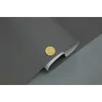 Псевдо-перфорований шкірзам EMKA-615, сірий Мініатюра 1