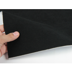 Автовелюр BLACK SPECIAL чорний, лист 58х100см – самоклейка на поролоні та сітці Мініатюра 4