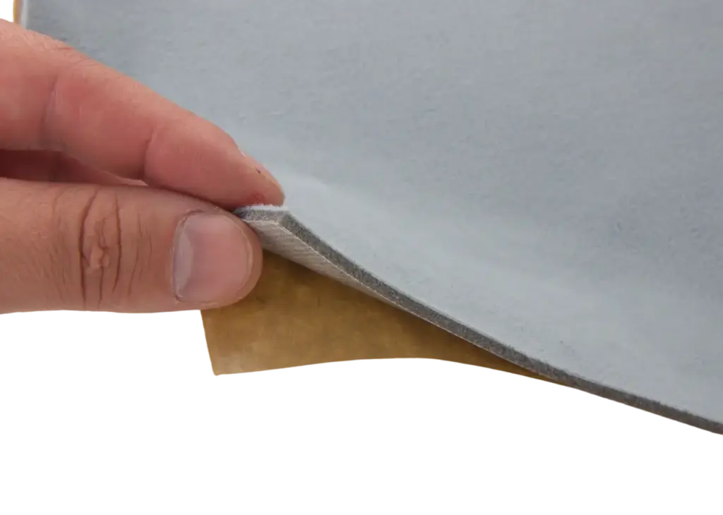 Автовелюр Frota 5 світло-сірий (з холодним відтінком), лист 58х100см – самоклейка на поролоні та сітці