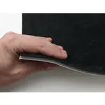 Автовелюр Антара чорний, лист 148х100см – самоклейка на поролоні та сітці Мініатюра 3