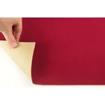 Автовелюр Venus бордовий, лист 72х100см – самоклейка на поролоні та сітці Мініатюра 2