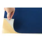 Автовелюр Venus темно-синій, лист 72х100см – самоклейка на поролоні та сітці Мініатюра 2