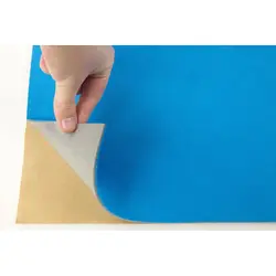 Автовелюр самоклейка Venus, колір голубий, на поролоні товщина 4мм, лист 146х100см, Туреччина