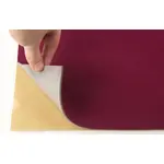 Автовелюр Venus марун (темно-бордовий), лист 146х100см – самоклейка на поролоні та сітці Мініатюра 1