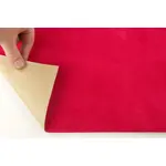 Автовелюр Антара яскраво-червоний, лист 74х100см – самоклейка на поролоні та сітці Мініатюра 1