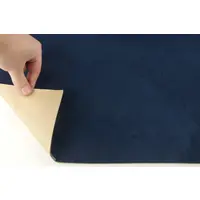 Автотканина самоклейка Антара, колір темно-синій, на поролоні та сітці, товщина 4мм, лист 49х100см, Туреччина