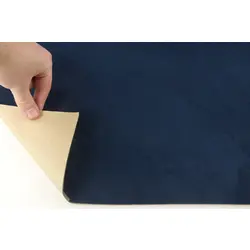 Автотканина самоклейка Антара, колір темно-синій, на поролоні та сітці, товщина 4мм, лист 49х100см, Туреччина