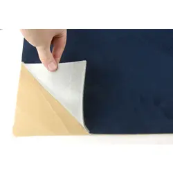 Автотканина самоклейка Антара, колір темно-синій, на поролоні та сітці, товщина 4мм, лист 148х100см, Туреччина