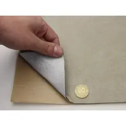 Автотканина самоклейка Антара, колір бежевий, на поролоні та сітці, товщ. 4мм, лист 49х100см, Туреччина