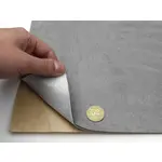 Автовелюр Антара сірий, лист 74х100см – самоклейка на поролоні та сітці Мініатюра 2