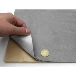 Автотканина самоклейка Антара, колір сірий, на поролоні і сітці, товщина 4мм, лист 148х100см, Туреччина