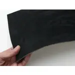 Автовелюр Антара чорний, лист 74х100см – самоклейка на поролоні та сітці Мініатюра 1