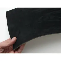 Автотканина самоклейка Антара, колір чорний, на поролоні та сітці, товщина 4мм, лист 74х100см, Туреччина