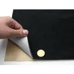 Автовелюр Антара чорний, лист 74х100см – самоклейка на поролоні та сітці Мініатюра 3