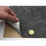 Автовелюр Антара темно-сірий, лист 74х100см – самоклейка на поролоні та сітці Мініатюра 2