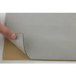 Автовелюр самоклейка світло-сірий Micro TPS-S26 на поролоні та сітці, лист 56х100см