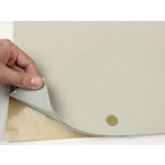 Автовелюр Micro TPS-16815 світло-бежевий, лист 84х100см – самоклейка на поролоні та сітці Мініатюра 1