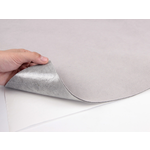 Автовелюр Frota 3 світло-сірий (з теплим відтінком), лист 178х100см – самоклейка на поролоні та сітці Мініатюра 1