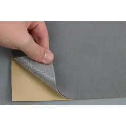 Автовелюр самоклейка колір сірий Frota 2, на поролоні і сітці лист 58х100см