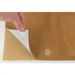 Автотканина самоклейка Антара, колір рудий, на поролоні та сітці, товщина 4мм, лист 148х100см, Туреччина