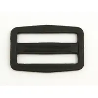 Перетяжка пластикова, двощілинна, 40 мм, чорна