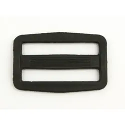Перетяжка пластикова, двощілинна, 40 мм, чорна