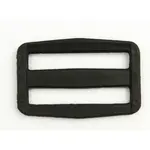 Перетяжка пластикова, двощілинна, 40 мм, чорна Мініатюра 2