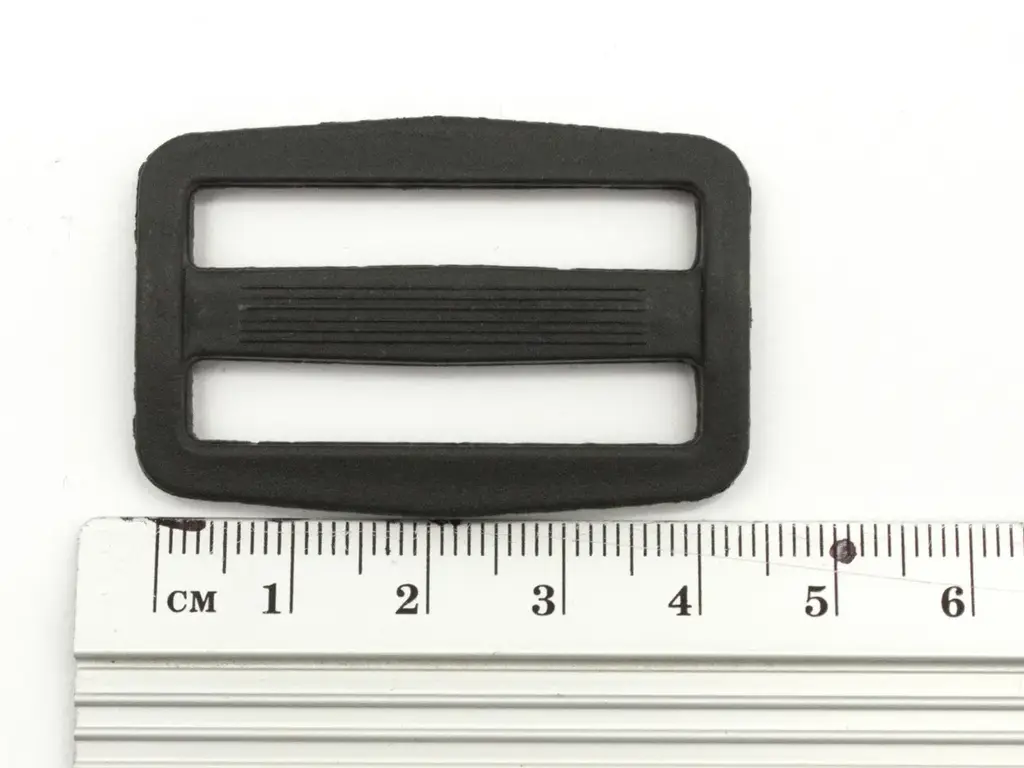 Перетяжка пластикова, двощілинна, 40 мм, чорна