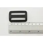 Перетяжка пластикова, двощілинна, 40 мм, чорна Мініатюра 3