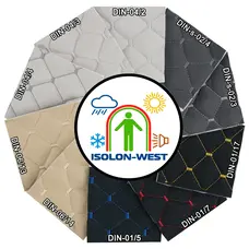 Каталог стьобаних автовелюрів Venus, Lycra, Trinity і автотканини Dinamika (зразки 10х10см)